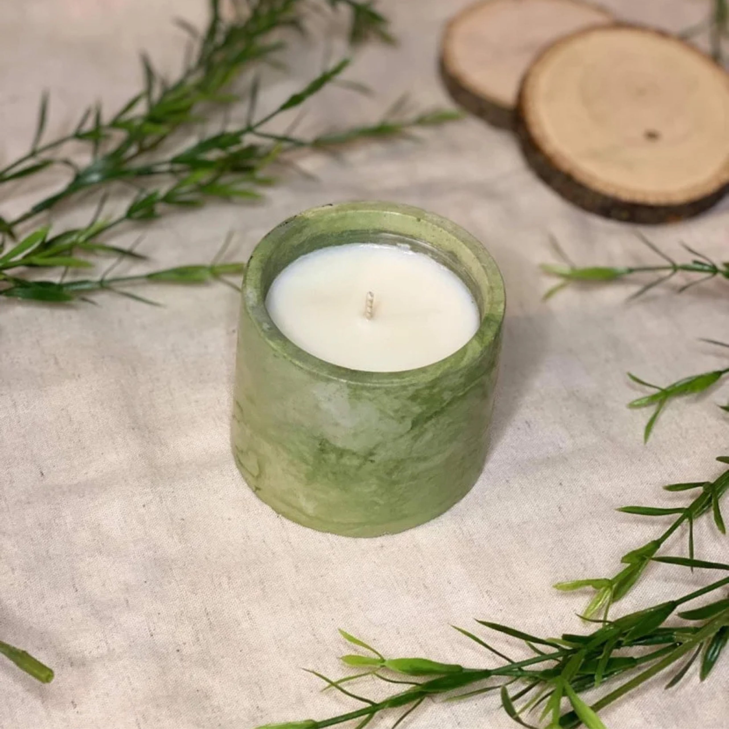 Champagne Toast  Handmade Soy Wax Candle With Concrete Vessel –  Catscandlesco